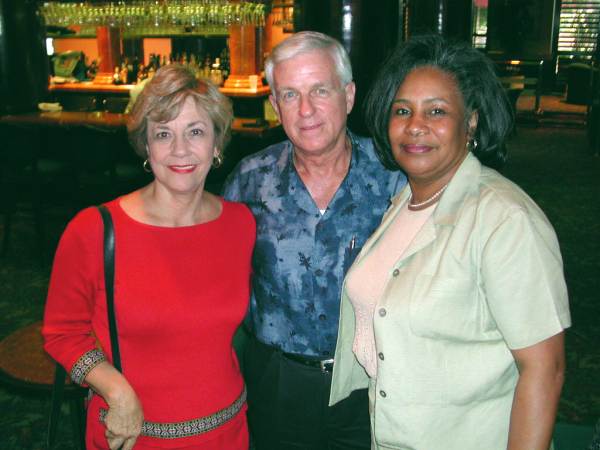 Betty and Vic Cawoski with Joyce Guthrie