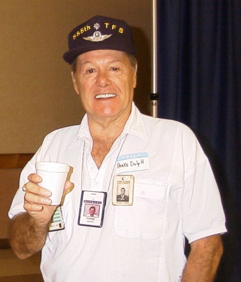 Park Dolph sporting badges from Collins, Rockwell, and Alcatel
