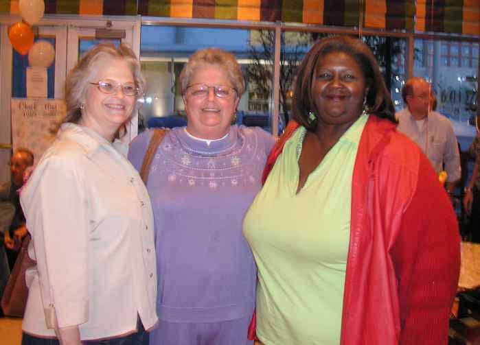 Vickie Wright, Lynne Saunders, and Deborah Penn