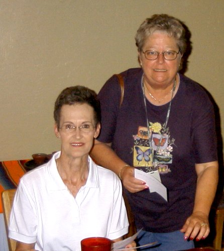 Betty Merritt and Lynne Saunders