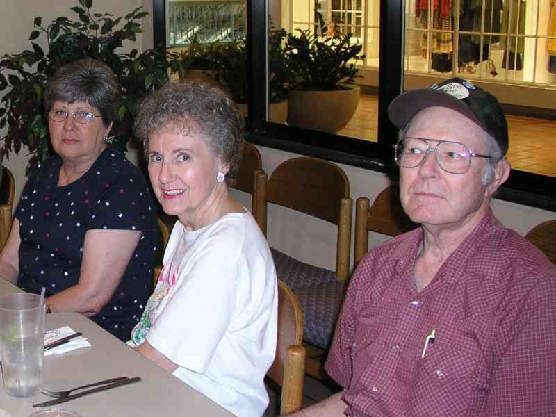L-R: Mrs. McFaddin, Mrs. Waxler and Art Waxler