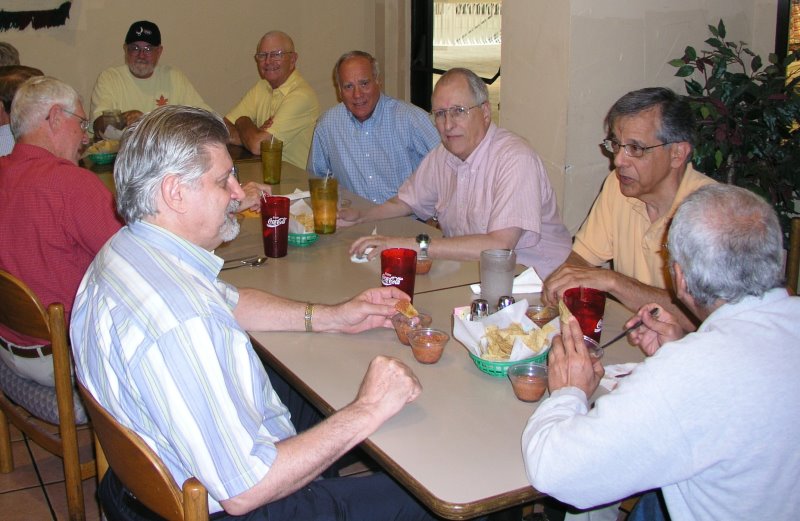 Clockwise from Left: Larry Pavlicek, Jim Rushing, Marvin Howard, Eldon Streck, Mike Crye, Jim Harrison, Bob Everett, Mauricio Nuez