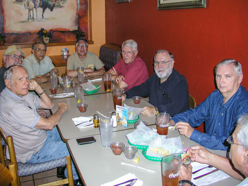 L-R: Mike Crye, Marvin Howard, Robert Everett, Harold Shiroma, Jim Rushing, Jerry Brown, George Huling, Mauricio Nuez 
