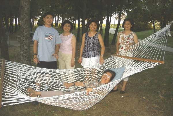 Mother got the hammock