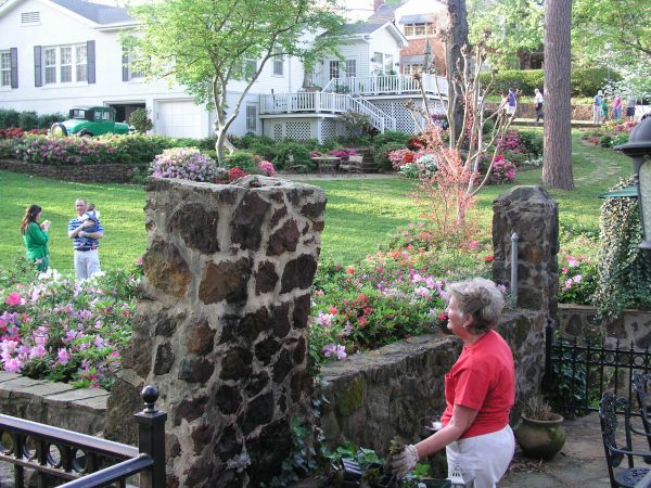 Homeowners thoughtfully invite the public to enjoy their backyard gardens