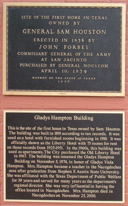 Site of Houston's first TX home