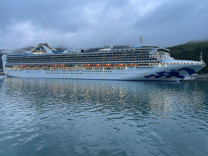 Last view of the Grand Princess