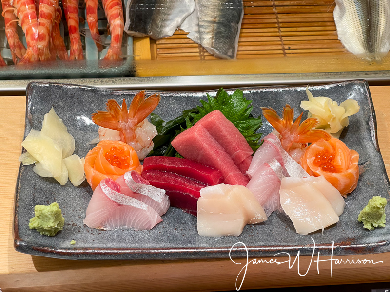 A Sashimi sampler