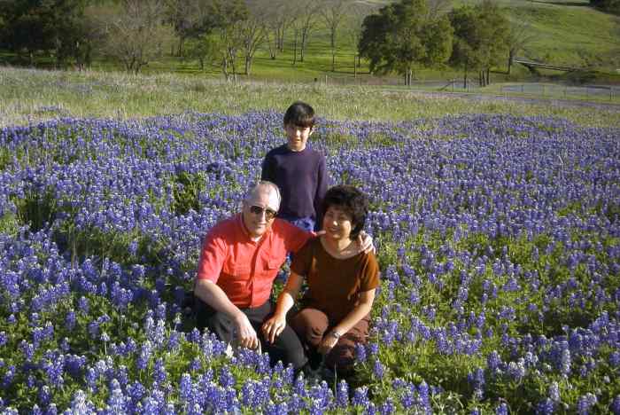 Alexander Flores with Jim and Angie Harrison, Sugar Ridge Road