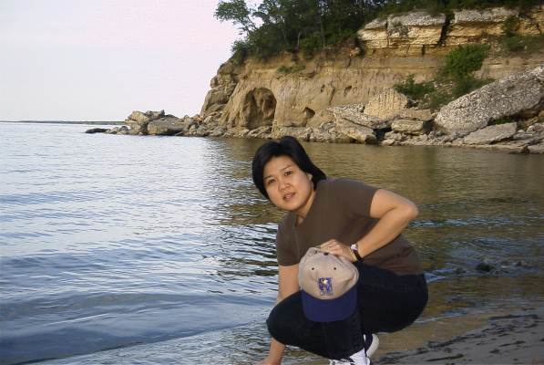 Jennifer Ho at Texoma, Eisenhower swimming cove