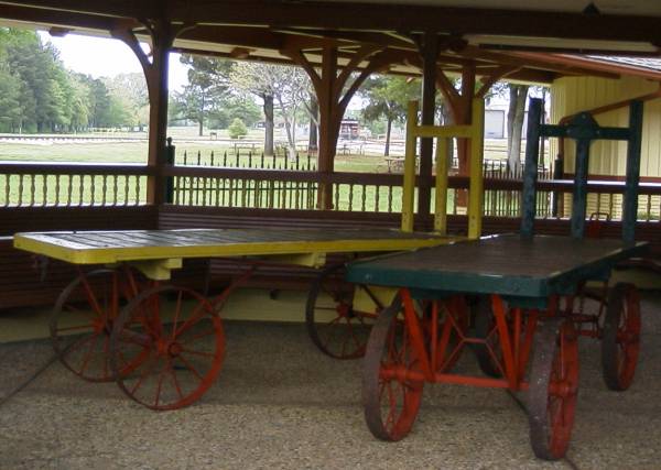 Freight Wagons at the Texas State Railroad Palestine depot