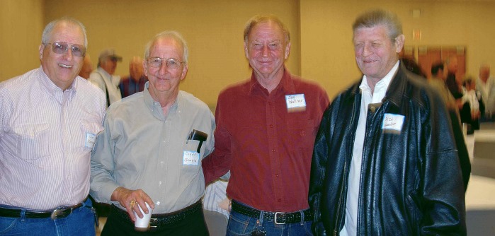 Jim Harrison, Clyde Sample, Jim Wallner, and Dick Hawkins