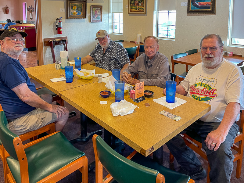 L-R: Marvin Howard, Cal Mower, Jim Wallner, Jim Sumlin