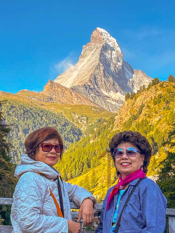 Angie and HsuWhey at the Matterhorn