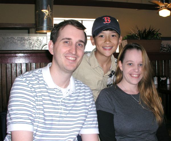 Mike McKenna, Edward, and Amy Nance